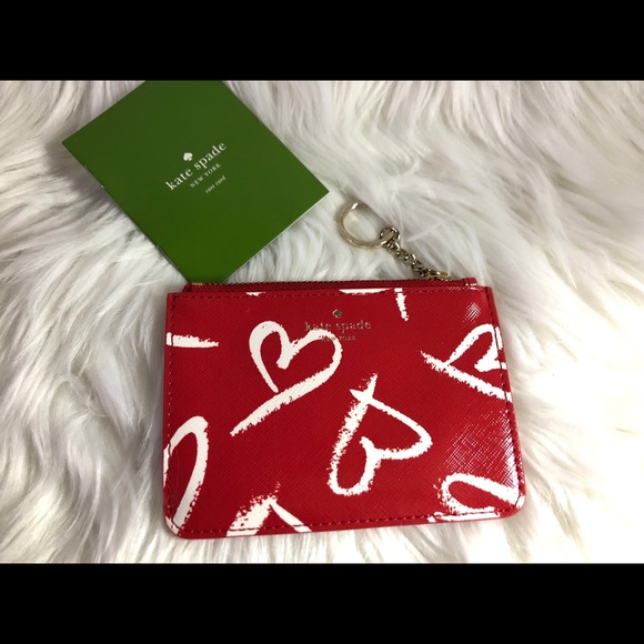 Kate Spade laurel way lipstick hearts bitsy - Picture 1 of 2